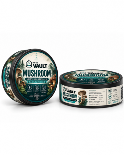 Mint Mushroom Pouches